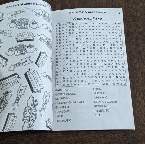 FRIENDS The Television Series Word Search With Quips & Quotes Books, Bundle of 2 - Picture 4 of 10